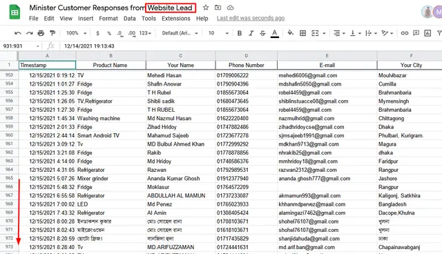 Website Lead Capture Pipeline